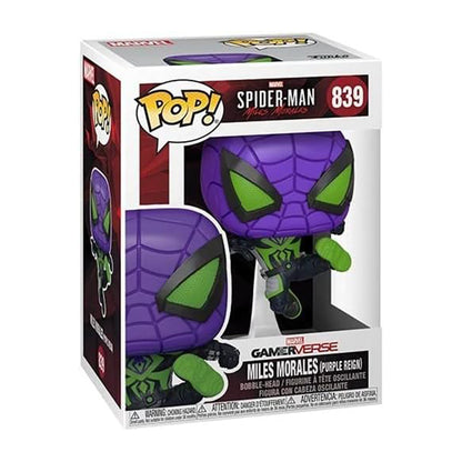 Funko POP! Miles Morales(Purple Reign) - Spider-Man Miles Morales #839