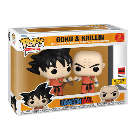 Funko POP! Goku & Krillin - Dragon Ball #2Pack AX Anime Expo - Hot Topic Exclusive