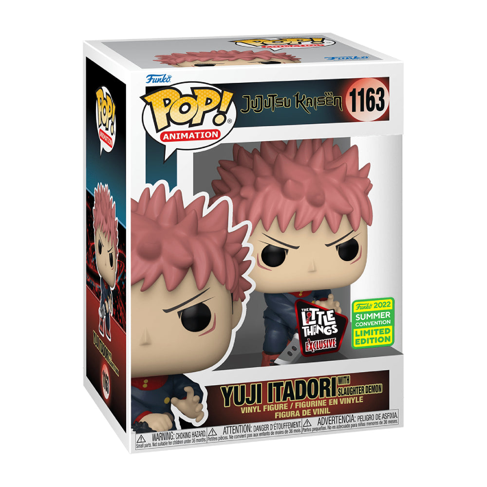 Funko POP! Yuji Itadori with Slaughter Demon - Jujutsu Kaisen #1163 The Little Things Exclusive - Funko 2022 Summer Convention