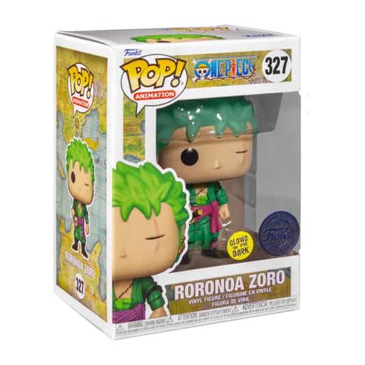 Funko POP! Roronoa Zoro - One Piece #327 Glows on the Dark + Funko Special Edition