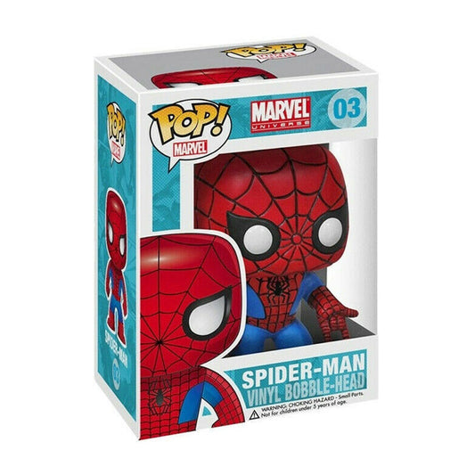 Funko POP! Spider-Man - Marvel Universe #03 - 2014 Japan bottom sticker