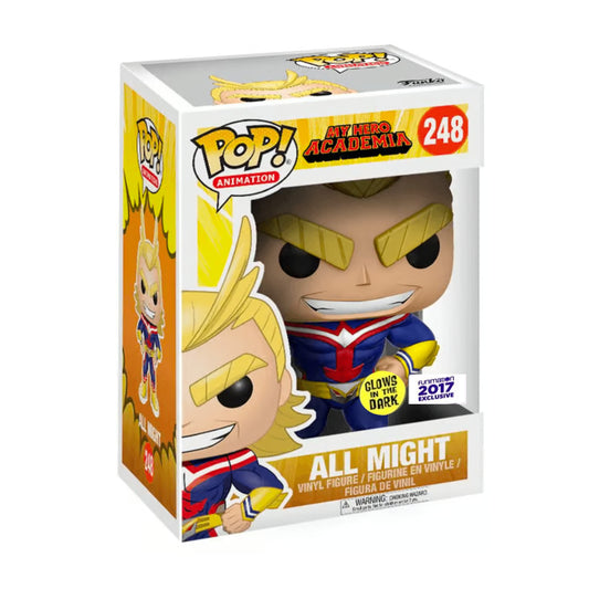 Funko POP! All Might - My Hero Academia #248 Glows in the Dark - Funimation 2017 Exclusive