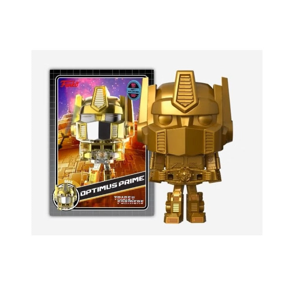 Funko Pop Digital ! Optimus Prime - Transformers  #49 NFT release - 999 PCS Signed by Peter Cullen at MEFCC 2024 Abu Dhabi UAE