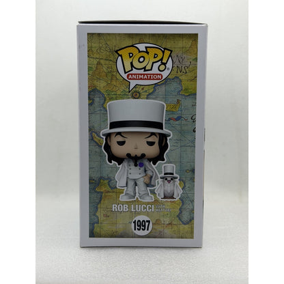 Funko Pop! Rob Lucci with Hattori - One Piece #1997 Africa Comic Con 2025 Exclusive - Signed by Japanese Voice Actor Tomokazu Seki with MEAS Authentication