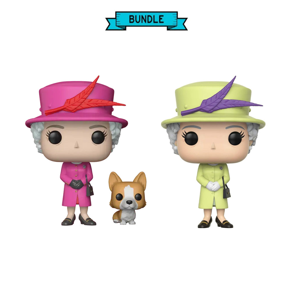 Bundle : Funko POP! Queen Elizabeth II + Queen Elizabeth II - The Royal Family #01