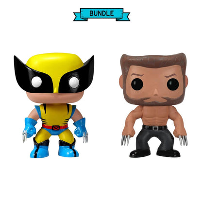 Bundle Funko POP! Wolverine #05 ( JJL 111105) + Logan #28 (JJL 130419 ) - Marvel Universe