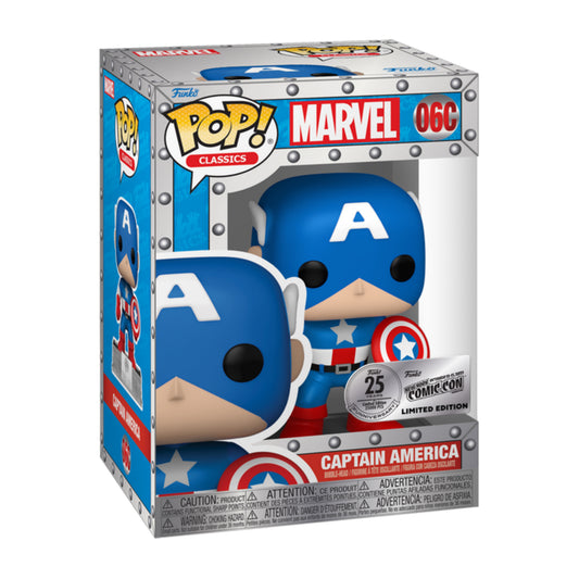 Funko POP! Captain America - Marvel #06C 25th Anniversary - New York Comic Con 2023 Limited Edition