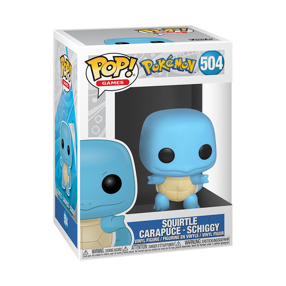 Funko POP! Squirtle - Pokemon #504  - Signed by Rica Matsumoto in 2024 - AGS certified