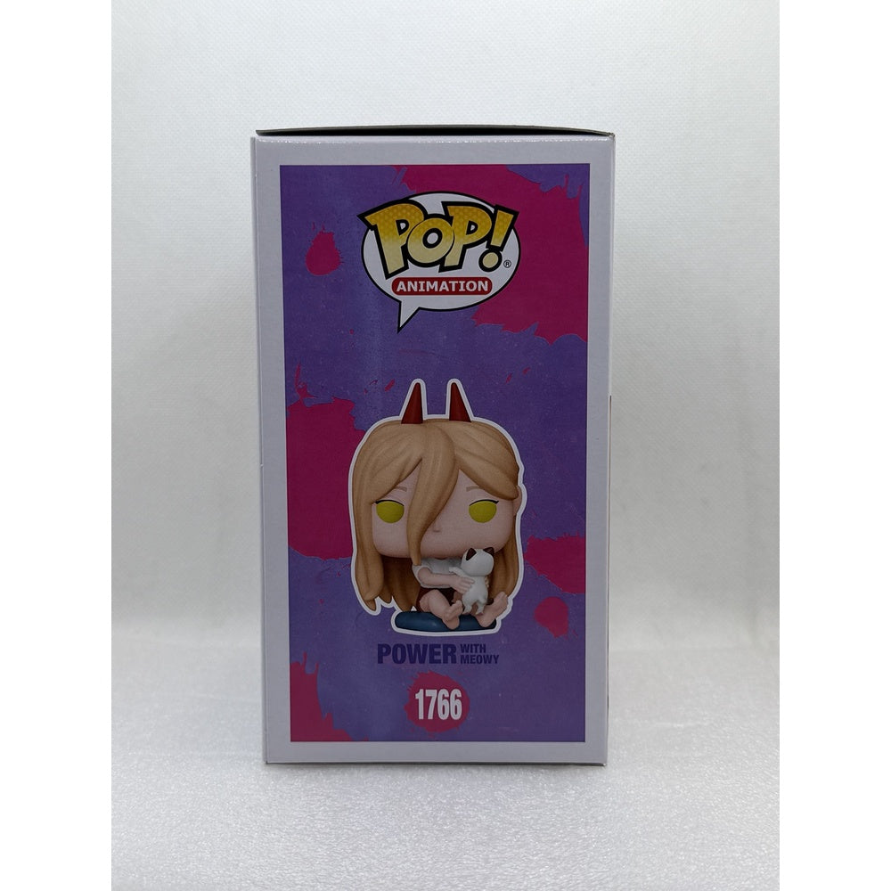 Funko Pop! Power with Meowy - Chainsaw Man #1766 Comfest 2025 Exclusive - Signed by Japanese Voice Actor JVA Fairouz Ai with PSA