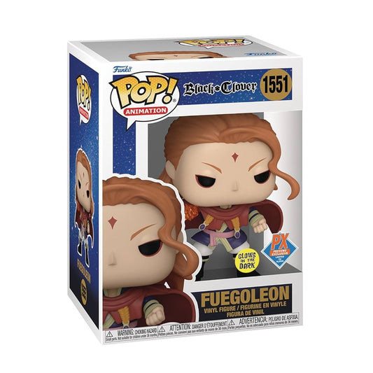 Funko Pop! Fuegoleon - Black Clover #1555 - Glows in the Dark - PX Exclusive