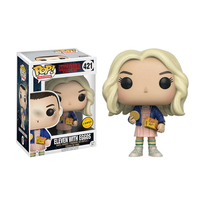Bundle: Eleven with Eggos -Stranger Things - 2 Funko #421 + #421 chase