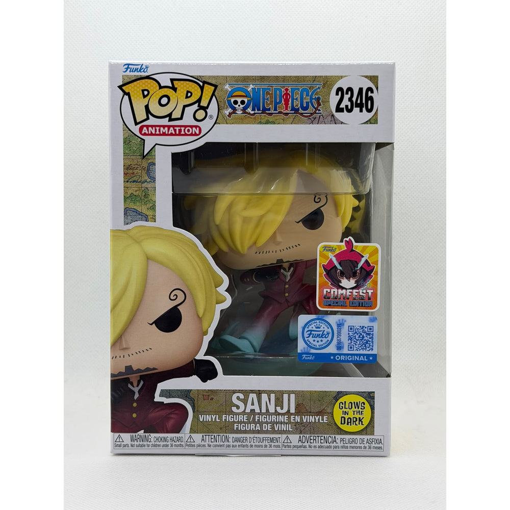Funko Pop! Sanji - One Piece #2346 Glows in the Dark - Comfest 2026 Exclusive