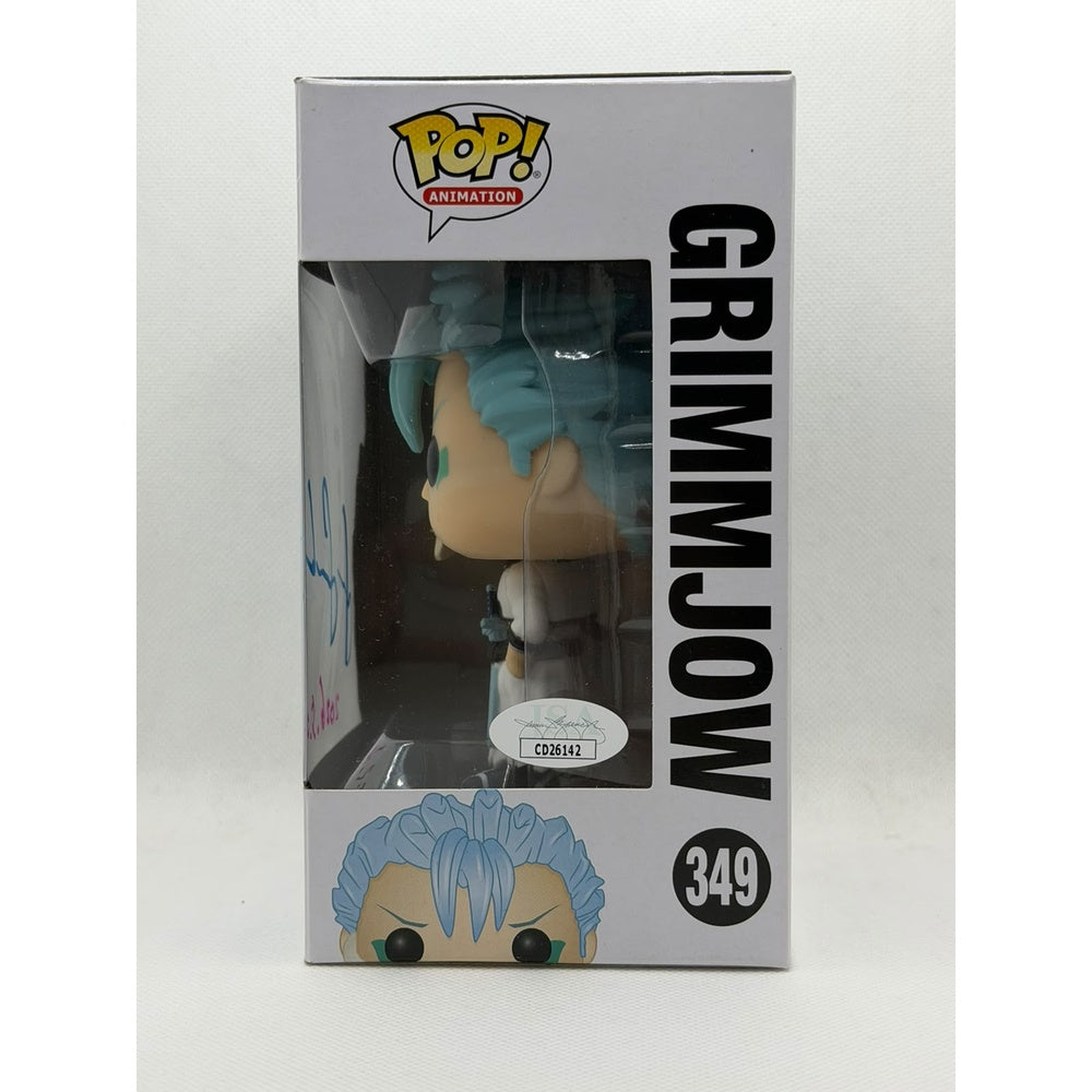 Funko Pop! Grimmjow - Bleach #349 JJL 181024 - Signed by the Japanese Voice Actor JVA Junichi Suwabe with JSA