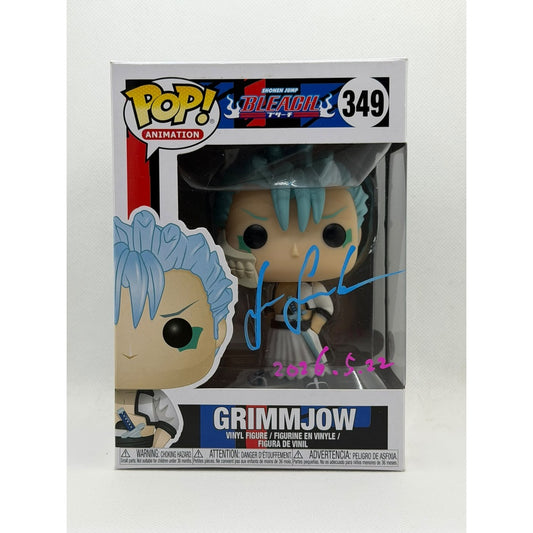 Funko Pop! Grimmjow - Bleach #349 JJL 181024 - Signed by the Japanese Voice Actor JVA Junichi Suwabe with JSA