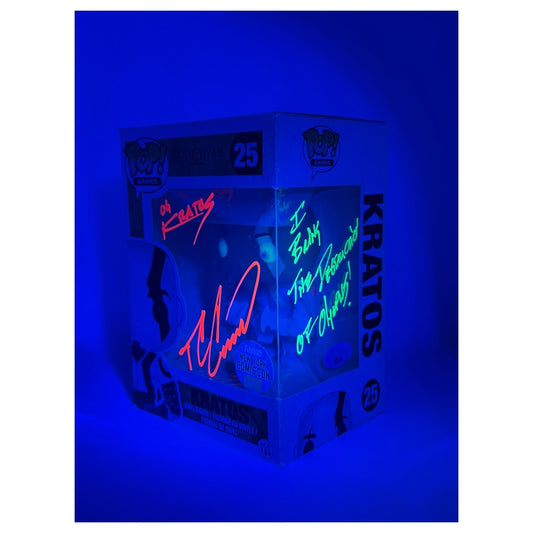 Funko Pop! Kratos – God of War #25 – New York Comic Con Exclusive – Signed by Terrence C. Carson + JSA Certified)
