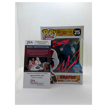 Funko Pop! Kratos – God of War #25 – New York Comic Con Exclusive – Signed by Terrence C. Carson + JSA Certified)