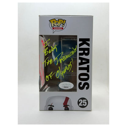 Funko Pop! Kratos – God of War #25 – New York Comic Con Exclusive – Signed by Terrence C. Carson + JSA Certified)