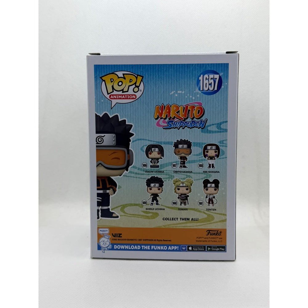 Funko Pop! Obito Uchiha - Naruto Shippuden #1657 - Double Signed JVA Megumi Han & EVA Michael Yurchak