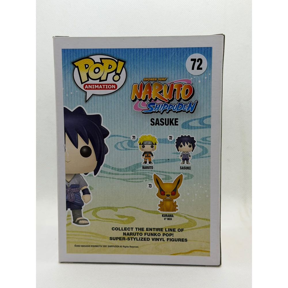 Funko Pop! Sasuke - Naruto Shippuden #72 Hot Topic Pre Release with barcode FM 151030