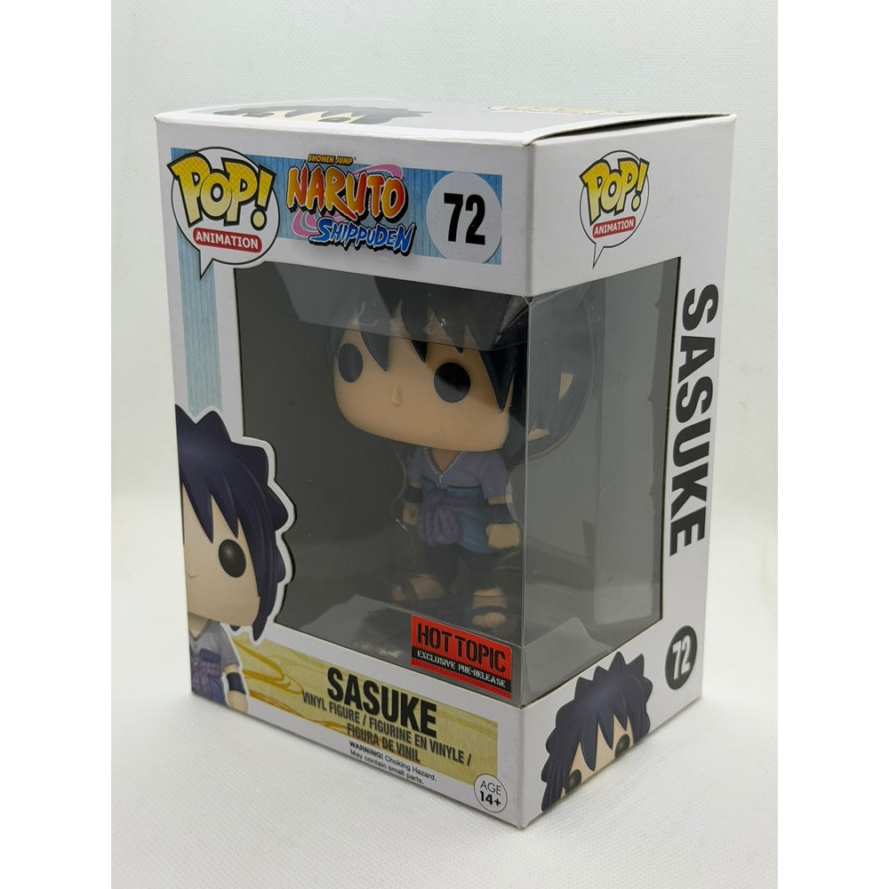 Funko Pop! Sasuke - Naruto Shippuden #72 Hot Topic Pre Release with barcode FM 151030