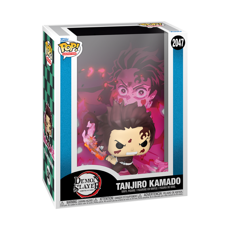 Funko Pop Poster! Tanjiro Kamado - Demon Slayer #2047 - Hot Topic Barcode