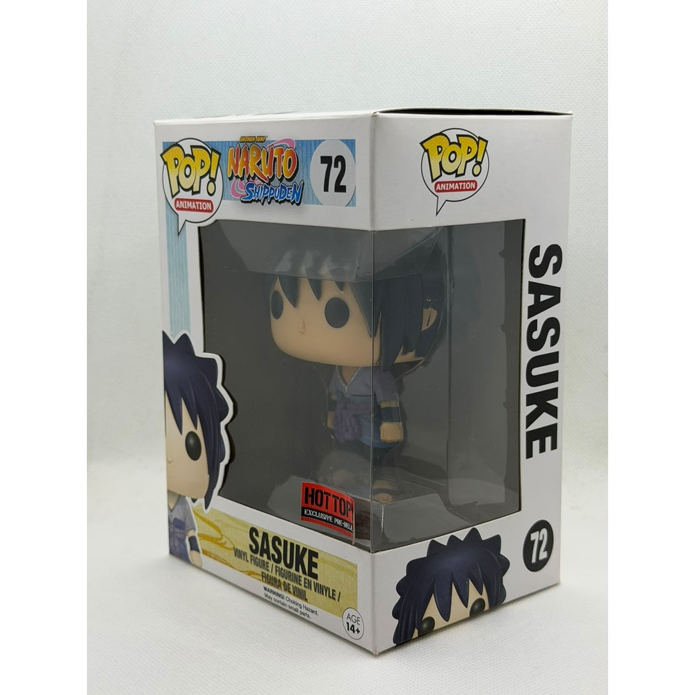 Funko Pop! Sasuke - Naruto Shippuden #72 Hot Topic Pre Release with barcode FM 151030 - sticker peeling