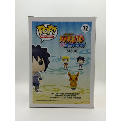 Funko Pop! Sasuke - Naruto Shippuden #72 Hot Topic Pre Release with barcode FM 151030 - sticker peeling
