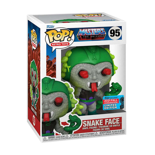 Funko POP! Snake Face - Master of the Universe #95 2021 Fall Convention - Free UAE Shipping