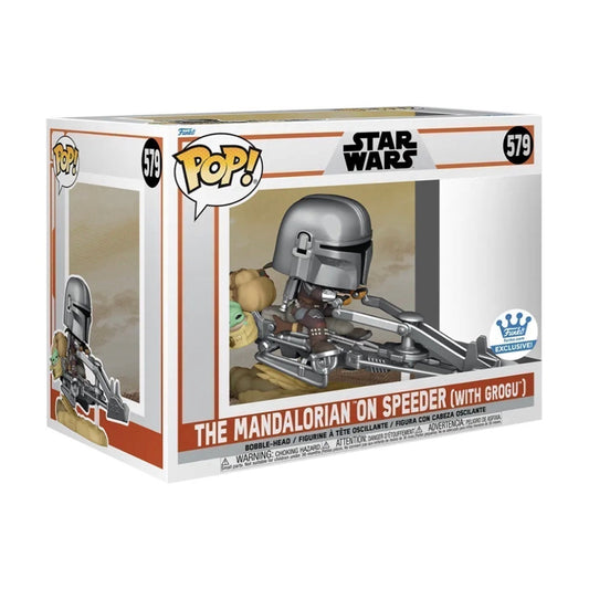 Funko POP! The Mandalorian on speeder (with grogu) - Star Wars #579