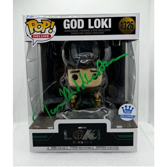Funko POP! God Loki - Loki Season 2 #1326 Funko Exclusive - Signed by Tom Hiddleston at Comfest 2024 Kuwait