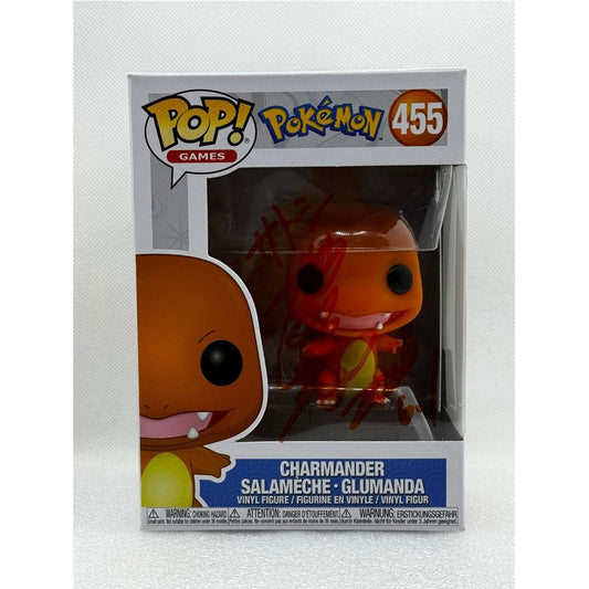 Funko POP! Charmander - Pokemon #455   - Signed by Rica Matsumoto in 2024 - AGS certified