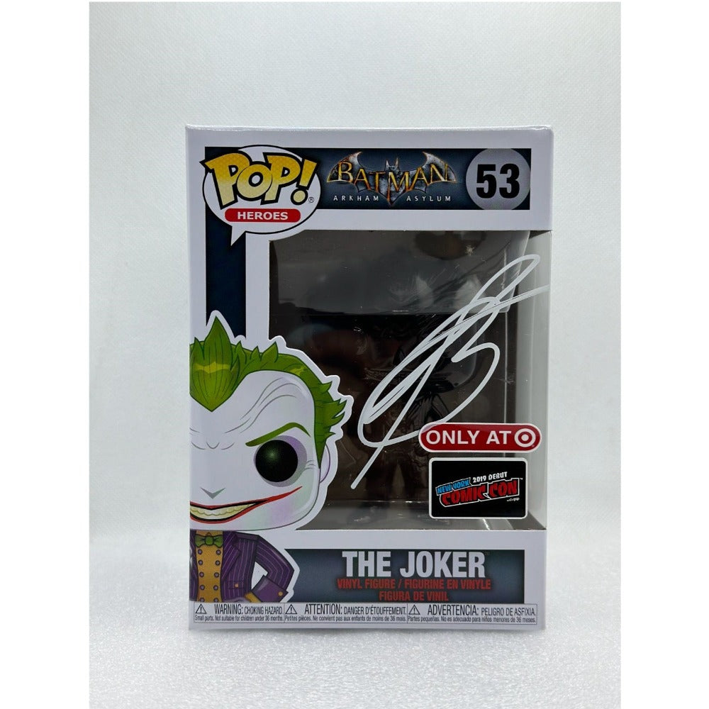 Funko POP! The Joker - Batman #53 - New York Comic Con 2019 - Signed by Troy Baker at MEFCC 2024 Abu Dhabi - UAE