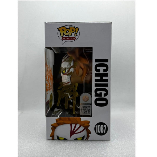 Funko POP! Ichigo - Bleach #1087 Chase AAA anime exclusive - Signed by Masakazu Morita at Comfest February 2024