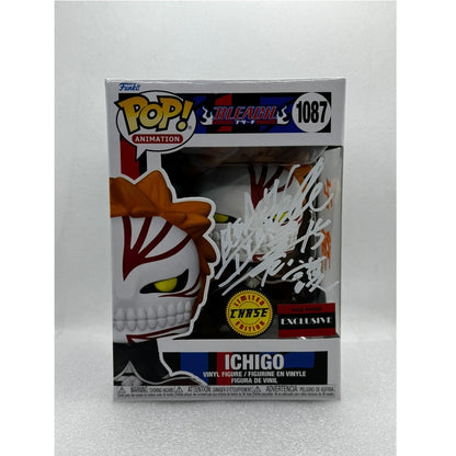 Funko POP! Ichigo - Bleach #1087 Chase AAA anime exclusive - Signed by Masakazu Morita at Comfest February 2024