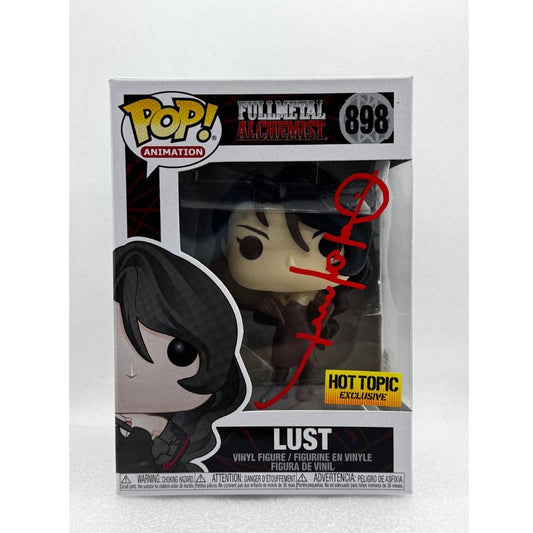 Funko POP! Lust - Fullmetal Alchemist #898 Hot Topic - Signed by Kikuko Inoue JVA Japanese voice actor at Animenia Abu Dhabi 2024 - PSA