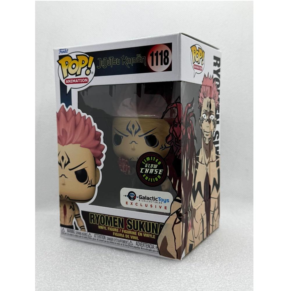 Funko Pop! Ryomen Sukuna # 1118 Chase - Jujutsu Kaisen - Chase Galactic Toys Exclusive - Custom Paint Art