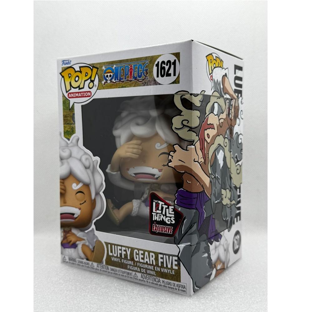 Funko POP! Luffy Gear Five - One Piece #1621 Little Things Exclusive - Custom Paint Art