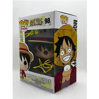 Funko POP! Monkey. D. Luffy - One Piece #98 - MJL 210818 2021 - Signed by Iñaki Godoy at MEFCC 2024 Abu Dhabi UAE - Custom Paint Art