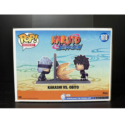 Funko Pop Moment! Kakashi vs. Obito - Naruto Shippuden #1618 - Signed by 2 JVA Wataru Takagi & Kazuhiko Inoue - both autographs authenticated