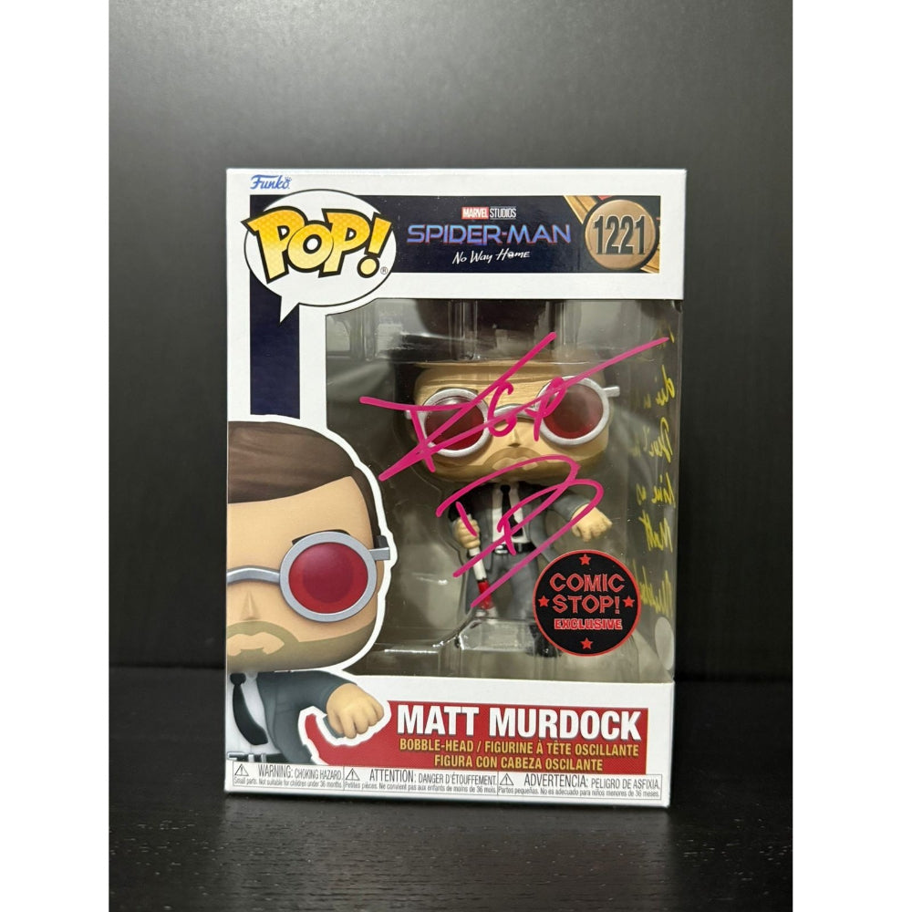 Funko Pop! Matt Murdock - Marvel #1221 - Comic Stop Exclusive UAE Dubai - Signed by Charlie Cox at MEFCC 2025 with JSA