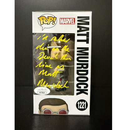 Funko Pop! Matt Murdock - Marvel #1221 - Comic Stop Exclusive UAE Dubai - Signed by Charlie Cox at MEFCC 2025 with JSA