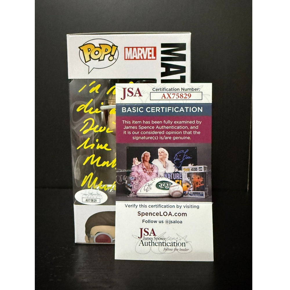 Funko Pop! Matt Murdock - Marvel #1221 - Comic Stop Exclusive UAE Dubai - Signed by Charlie Cox at MEFCC 2025 with JSA