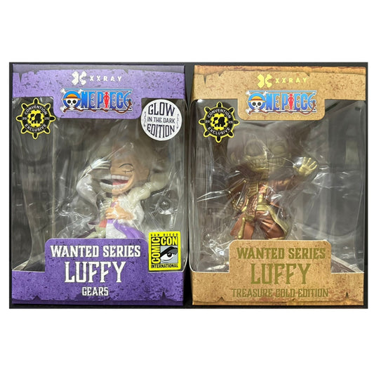 MIGHTY JAXX- Monkey D Luffy GlTD Luffy Gear Five & Gold Luffy Wanted - SDCC 2025