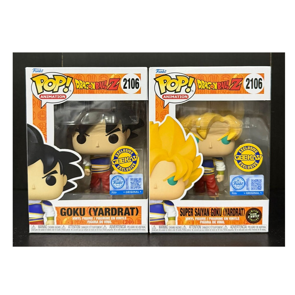 Chase Bundle Funko Pop! Super Saiyan Goku Yardrat - Dragonball Z #2106 Geekay Exclusive