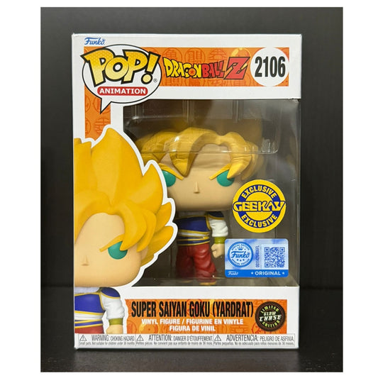 Funko Pop! Super Saiyan Goku Yardrat - Dragonball Z #2106 Geekay Exclusive Chase