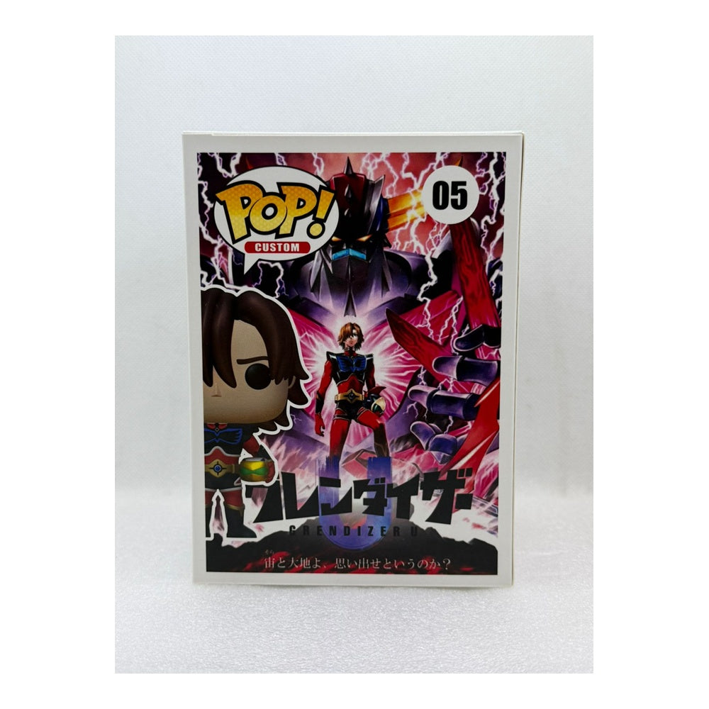 Custom Pop by MU ! Duke Fleed - Grendizer U #05 - Signed by Japanese Voice Actor JVA Miyu Irino with MEAS Authentication- Box only
