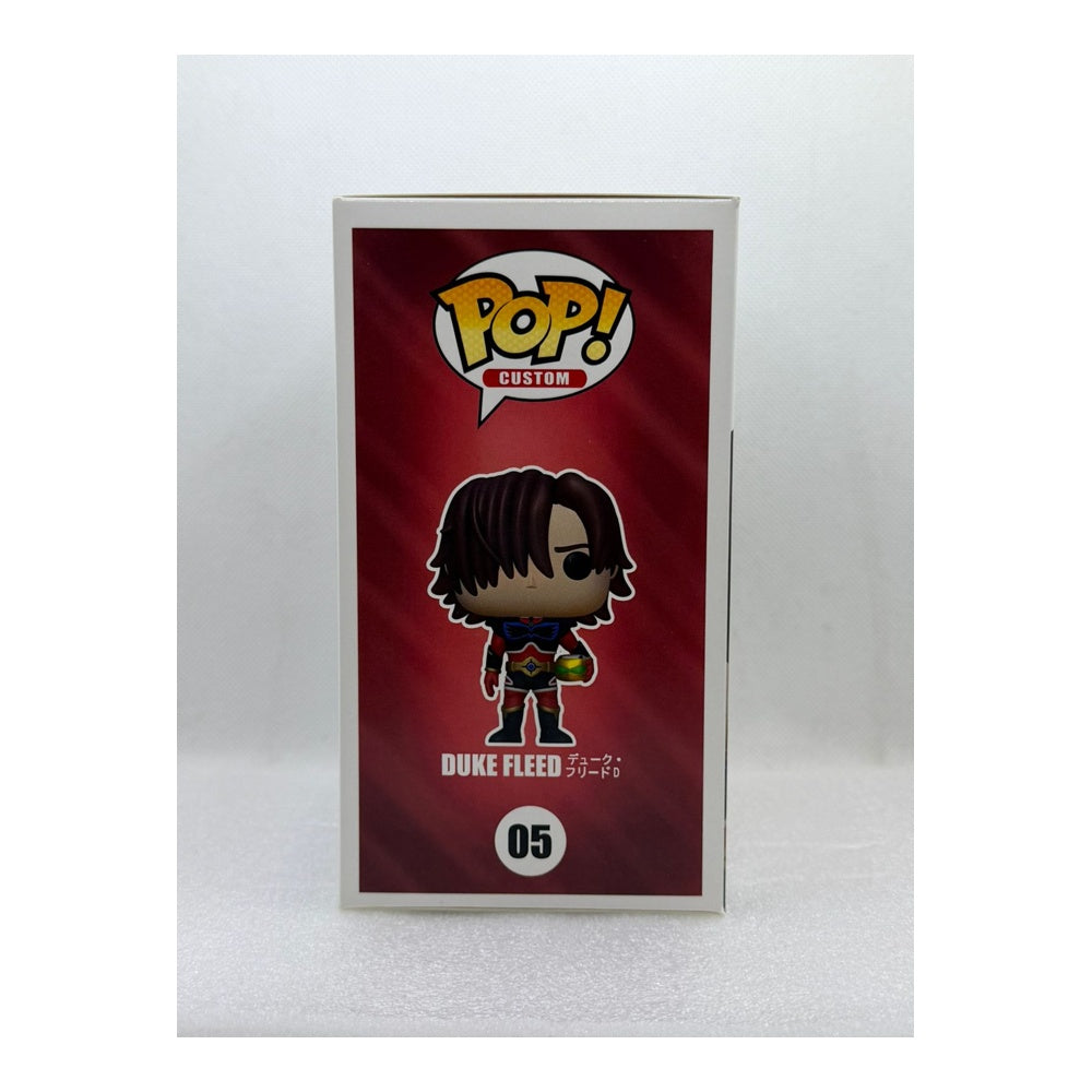 Custom Pop by MU ! Duke Fleed - Grendizer U #05 - Signed by Japanese Voice Actor JVA Miyu Irino with MEAS Authentication- Box only