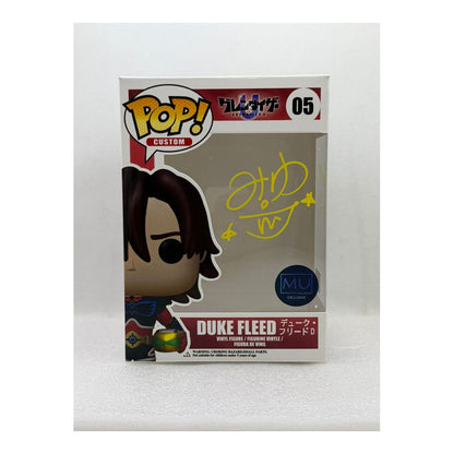Custom Pop by MU ! Duke Fleed - Grendizer U #05 - Signed by Japanese Voice Actor JVA Miyu Irino with MEAS Authentication- Box only
