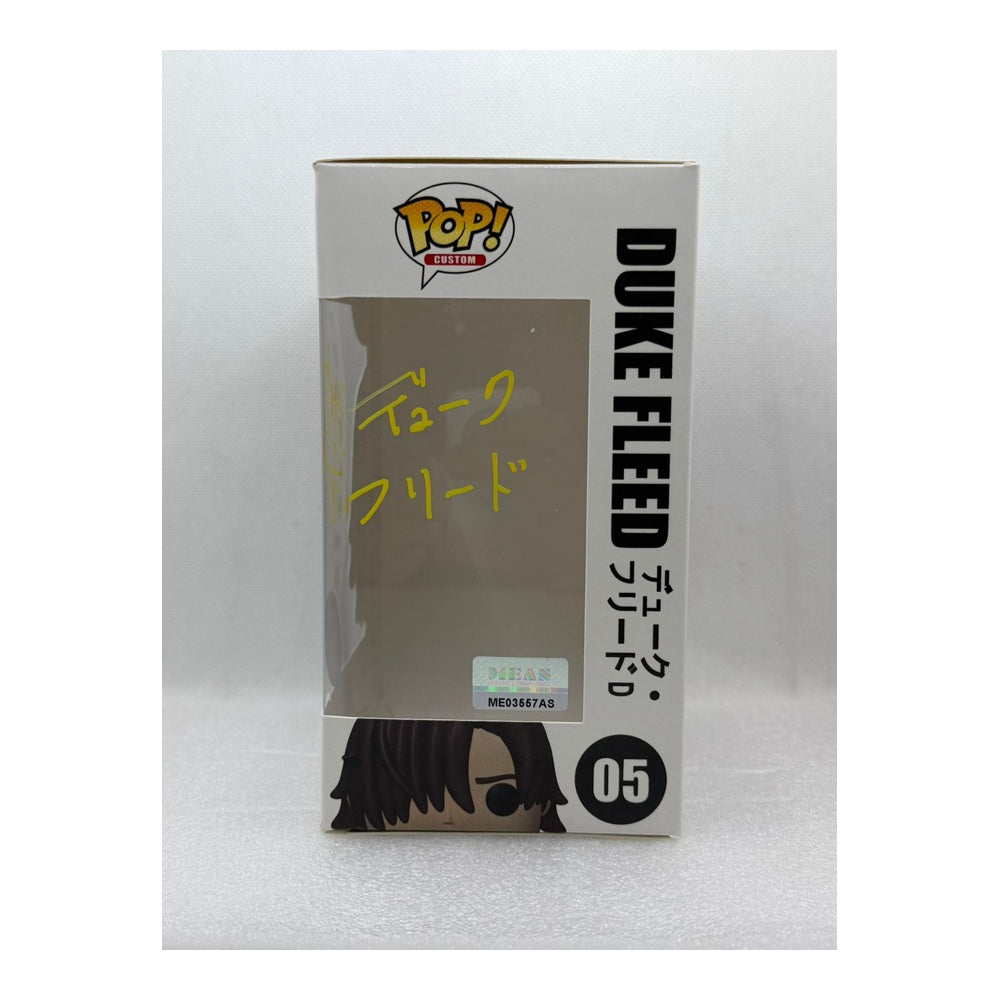 Custom Pop by MU ! Duke Fleed - Grendizer U #05 - Signed by Japanese Voice Actor JVA Miyu Irino with MEAS Authentication- Box only