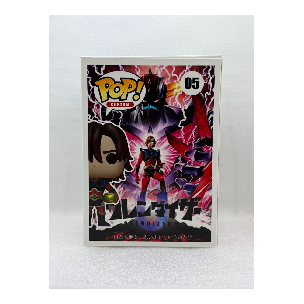 Custom Pop by MU ! Duke Fleed - Grendizer U #05 - Signed by Japanese Voice Actor JVA Miyu Irino with MEAS Authentication- Box only